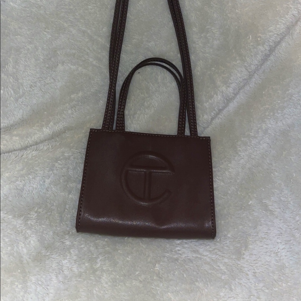 Telfar small chocolate bag